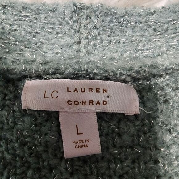 LC Lauren Conrad Shaker Crop Cardigan - Picture 7 of 13
